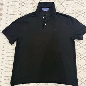Tommy Hilfiger Classic Black Polo Shirt